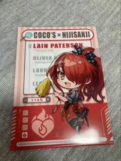 にじさんじ ココスコラボ レイン・パターソン クリアファイル