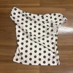 URBAN OUTFITTERS ドット柄 半袖ブラウス S