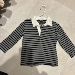 COMME CA ISM キッズ ポロシャツ 90cm ボーダー