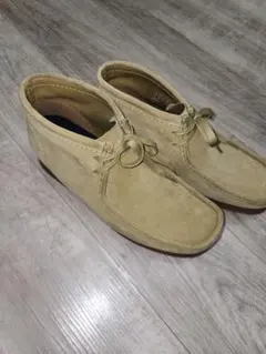 Clarks スエード ベージュブーツ ワラビー 2