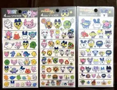 匿名発送　即日発送　新作たまごっち4サイズステッカー3枚セット！おみせっち