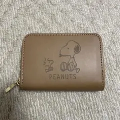 未使用　スヌーピー　SNOOPY PEANUTS カード入れ　古銭入れ　ミニ財布