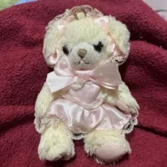 童心 ぬいぐるみ クマのフカフカ モヘア ピンク テディベア - メルカリ