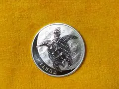 【ニウエ2019年　$2ドル純銀貨】タクタイマ亀銀貨　１オンス　クリアケ―ス付き ニウエ2019年 $2ドル純銀貨】タクタイマ亀銀貨 1オンス クリアケ―ス
