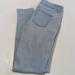 UNIQLO ウルトラストレッチスキニーデニム 26 (66cm) ライトブルー