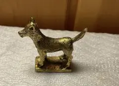 犬　真鍮製　置物