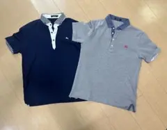 【美品】BURBERRY BLACK LABEL ポロシャツ2点セット