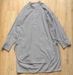 新品・タグ付】ノエビア×ワールド 23SS ストライプ切替チュニック 