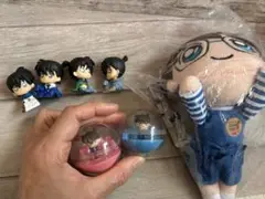 名探偵コナン　江戸川コナン　寝そべりぬいぐるみ　ちぢませ隊など　まとめ7点セット