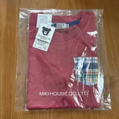 DOUBLE.B 赤 コットン Tシャツ