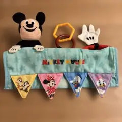 ミッキーマウス おもちゃ 布製　ベビーカー