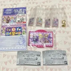 アイカツ ガチャ 紫吹蘭 霧矢あおい ラバコ キーホルダー