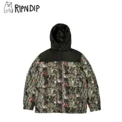 RIPNDIP カモフラージュ ダウンジャケット RIPNDIP 中綿 ダウンジャケット L - メルカリ