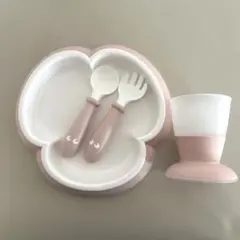 ベビージョルン　Babybjorn 食器セット　ピンク