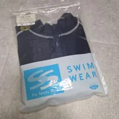 ラッシュガード M 紺×白　新品　未使用　スイミングウェア　水着