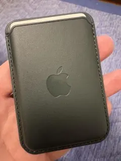 【Forest Green】Apple MagSafeファインウーブンウォレット