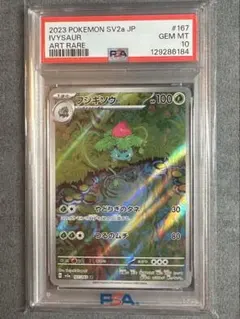 PSA10】フシギソウ AR SV2a ポケモンカード151 167/165 - メルカリ