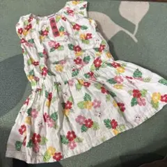 ミキハウス トロピカル柄ワンピース