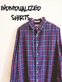 D221273 INDIVIDUALIZED SHIRTS チェック長袖シャツのサムネイル