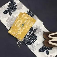 透月♪ふわり 闇燈に絢爛紫陽花★高級変わり織り★新品 浴衣 3点セット 透月♪ふわり 闇燈に絢爛紫陽花☆高級変わり織り☆新品 浴衣 3点セット