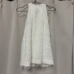 FRAY I.D フリンジジャガードホルタートップスのサムネイル