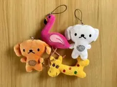 신품 마스코트 열쇠 고리 4개