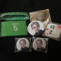 INI カプセルトイ　田島将吾　ミニ缶バッジ　ラバーバンド　リストバンド