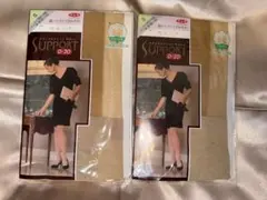 2足組み サポートストッキング D-20 ベージュ Sサイズ