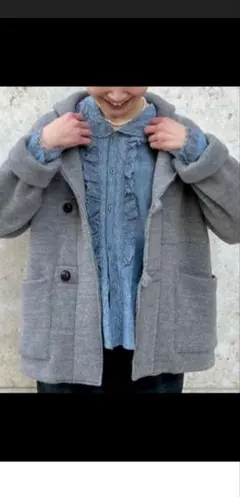 【美品】45R USモーミラノリブの908ダッフルオール／サイズ02