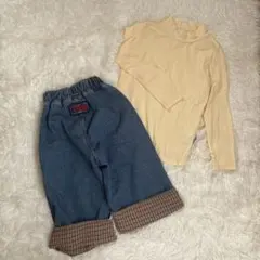 CON 韓国子供服 100cm デニム 新品未使用