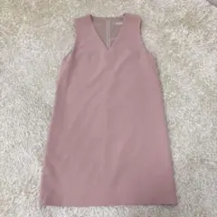 allurevilleアルアバイル　Vネックジャンパースカート　スモーキーピンクのサムネイル