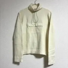 J.CREW メリノウールニット モックネックプルオーバー M