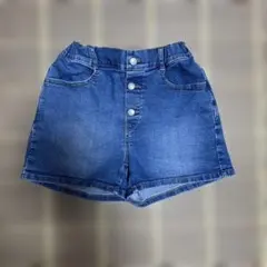 GU デニムショートパンツ 150