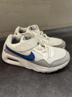 美品 Nike エアマックスSCPSVスニーカー ホワイト/ブルー