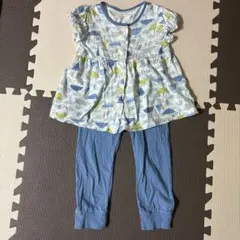 ampersandパジャマ　傘柄　ブルー　100のサムネイル