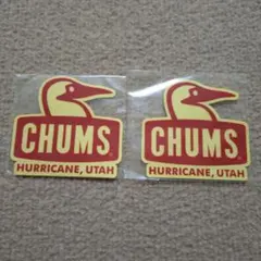 CHUMS ロゴステッカー 2枚セット