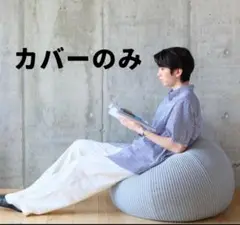 IDEE PUUF Grayカバーのみ イデープーフ クッションカバー　無印良品
