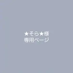 ★そら★様•*¨*•.¸♬︎ 専用ページ