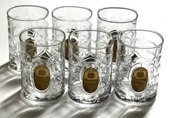 サントリー角ノベルティ　金角グラス6個セット　ウイスキーグラス　非売品