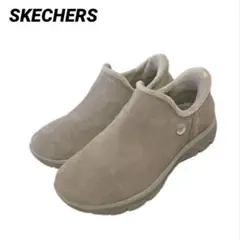 スケッチャーズ　スリップインズ　防水　ブーツ　スリッポン　ムートン