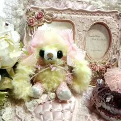 ☆編みぐるみ☆タレ耳スーパーロング☆ウサちゃん❤☆。.:＊・゜