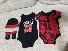 JORDAN ロンパース　ニット帽　靴下　セット