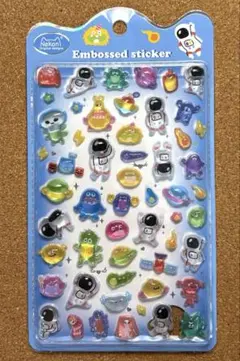 Nekoni 大人気‼︎宇宙飛行士　3Dエンボスステッカー　シール