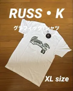 【新品】RUSS-K グラフィックTシャツ XLサイズ タグ付き