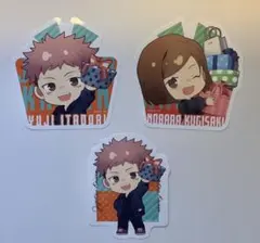 呪術廻戦プレゼントver. トレーディングステッカー虎杖悠仁、釘崎野薔薇