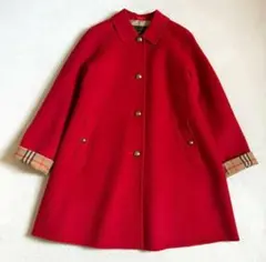 未使用✨　バーバリー　ステンカラー　ピーコート　レッド　赤　アンゴラ　ウール 楽天市場】バーバリー ステンカラーコート（カラーレッド）の通販