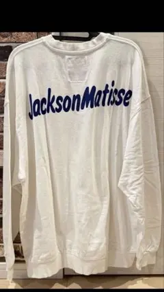 JacksonMatisse ホワイト長袖トレーナー Lのサムネイル