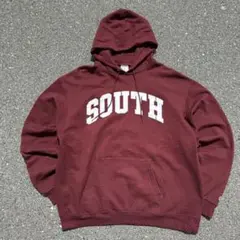 US規格　古着　チャンピオン　パーカー　バーガンディ　カレッジ　アーチロゴ　XL