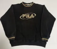 FILA スウェット ブラック M