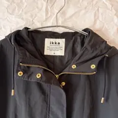 【シーズンオフSALE】ikka マウンテンパーカー L ブラック　レディースのサムネイル